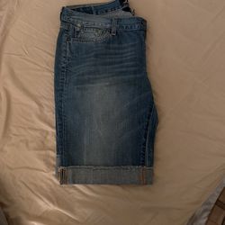 Lucky Brand Jean Bermuda Shorts  
