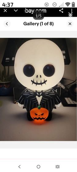 Rare- Jack Skellington- Blow Mold- The Nightmare Before Christmas"- Halloween-Brand New- Collector-