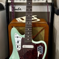 2013 Squier Vintage Modified Jaguar - Many Upgrades: Pickups, Tuners, Tremolo