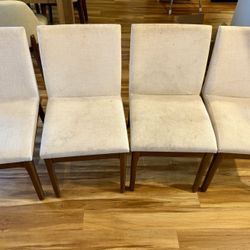 4 fabric dining Chairs