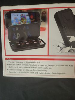 Nintendo switch 2 carrying case hard