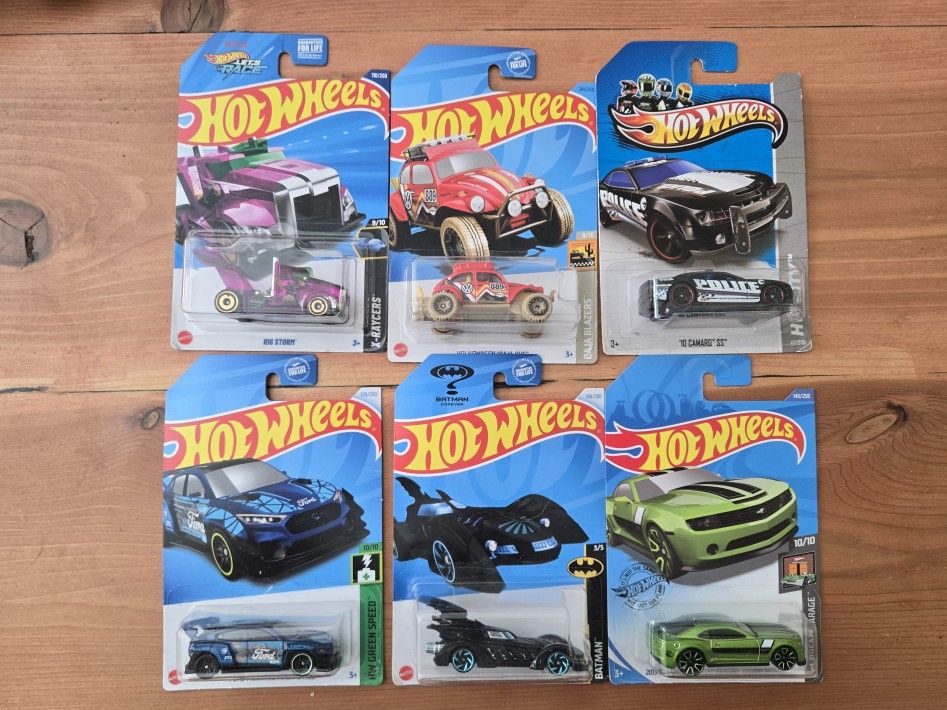 Hot Wheels Treasure Hunt Lot Of 6!