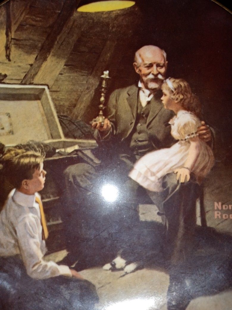 Vintage Collectible Plates Norman Rockwell