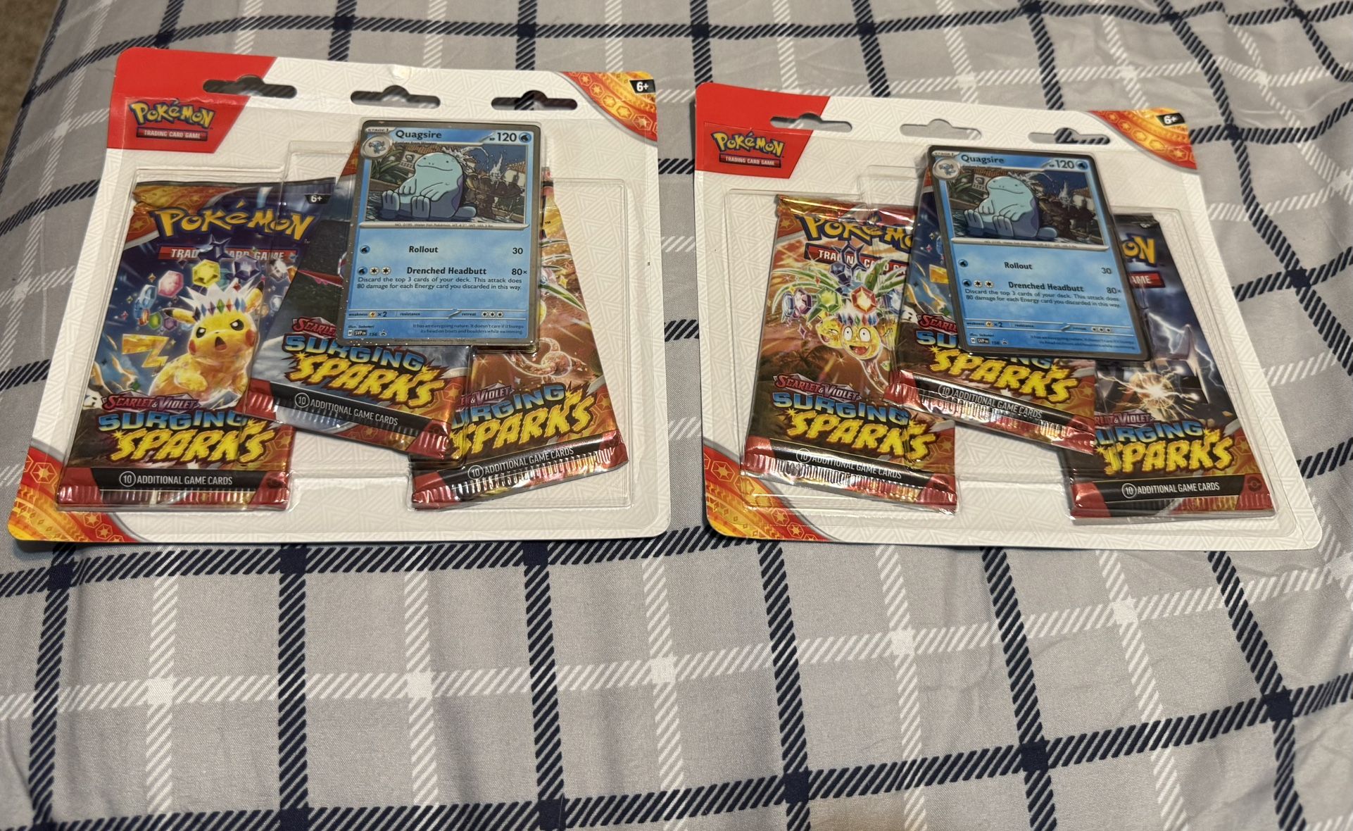 Pokemon Surging sparks 3PK Blister 