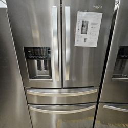 Whirlpool 4 Door Stainless Steel Refrigerator 