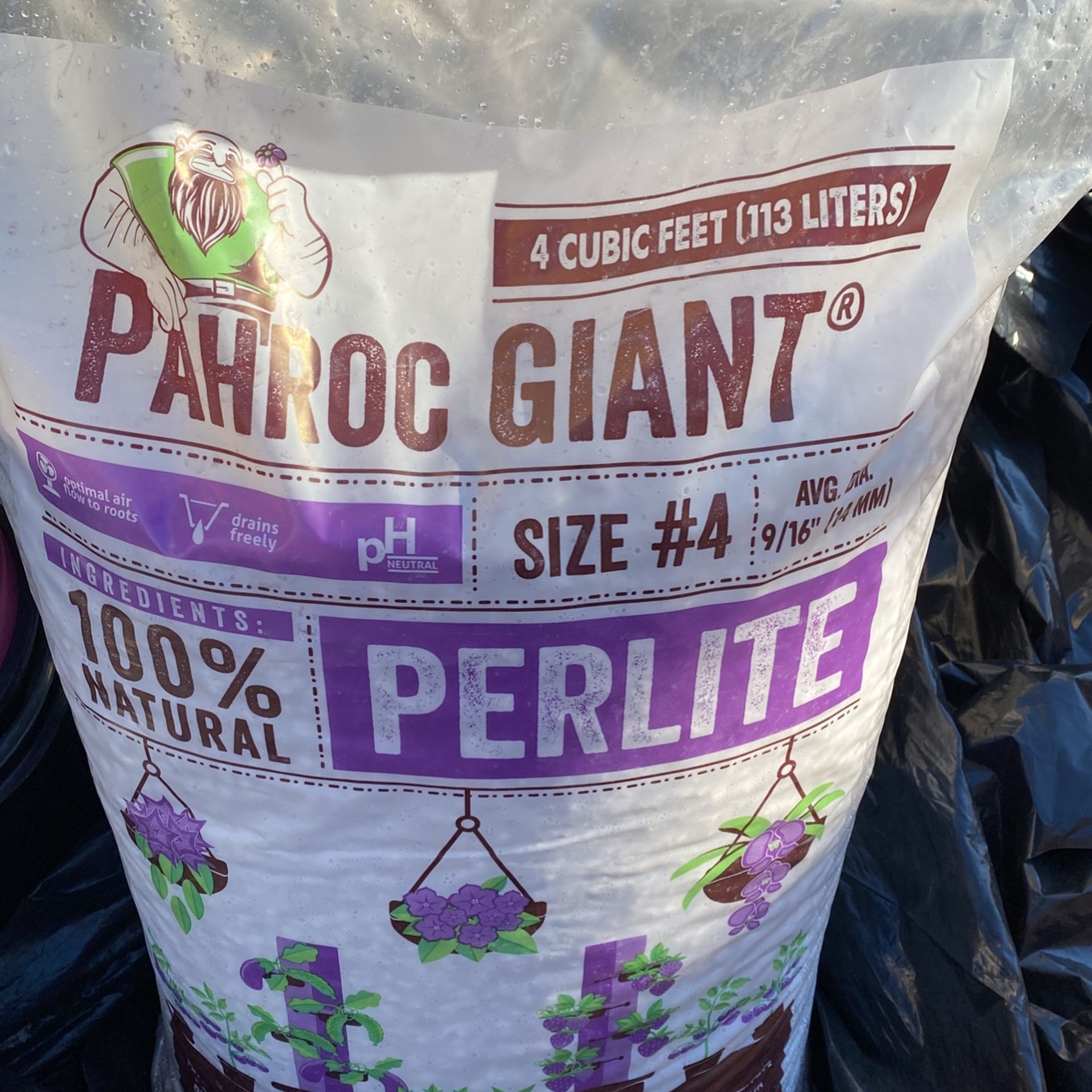 4 Cubic Pahroc Giant Size #4 Perlite 100% Natural