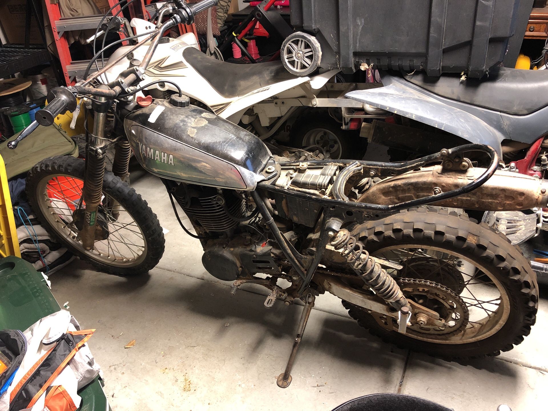 1980 Yamaha TT500 enduro motorcycle