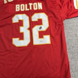 Nick Bolton Signed Autograph Custom Jersey - Beckett Witness Coa - KC Chiefs