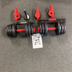 💪 6-in-1 Adjustable Weight Set