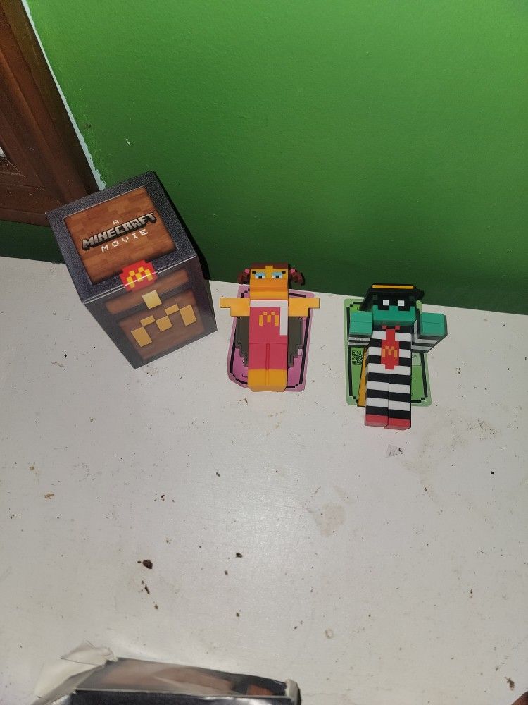 Minecraft Movie Toys From Mcdonalds