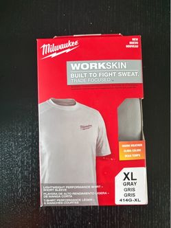 Milwaukee Workskin Performance Shirt XL Gray