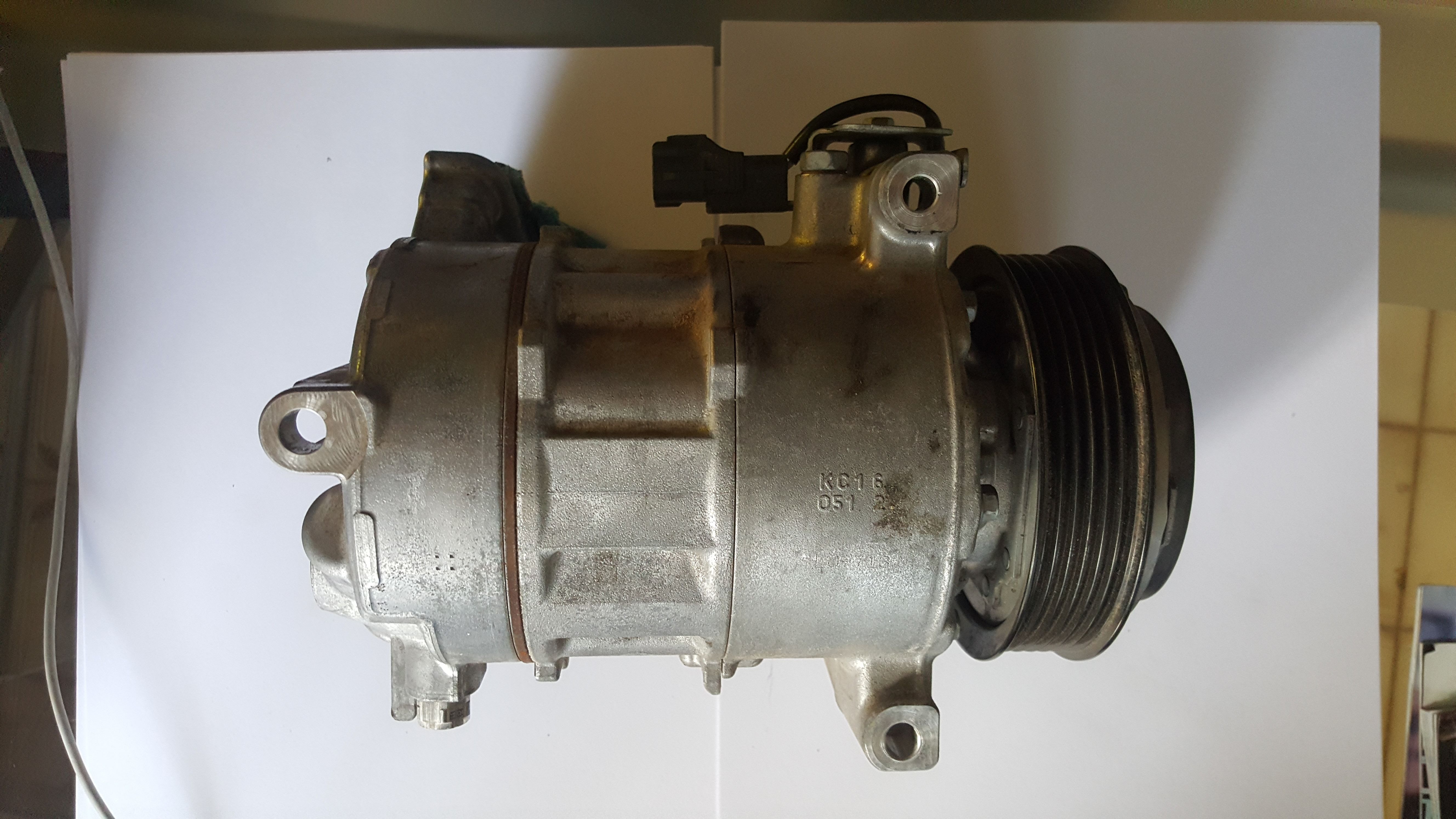 : USED, OEM A/C Compressor 51936721 DONOR VEHICLE: 2016 Fiat 500x Easy 2.4L CONDITION: Used
