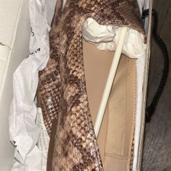 ALDO Snake Skin Flats 