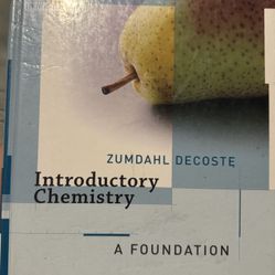 Introductory Chemistry By Zumdahl Decoste