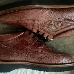 Cuadra Genuine Ostrich Leather Shoes Brand New!