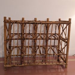 Unique Tortoise Bamboo Wine Rack