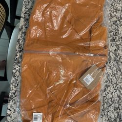 Stussy Men’s Snowboard Jacket Orange Color *size Medium Brand New