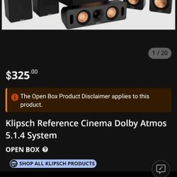 Klipsch Dolby Atmos 5.1.4 System