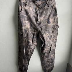 Camouflage Cargo Joggers 