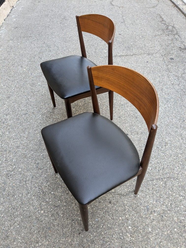 2 X Jydsk Møbelindustri Skanderborg Dining Chairs EUC