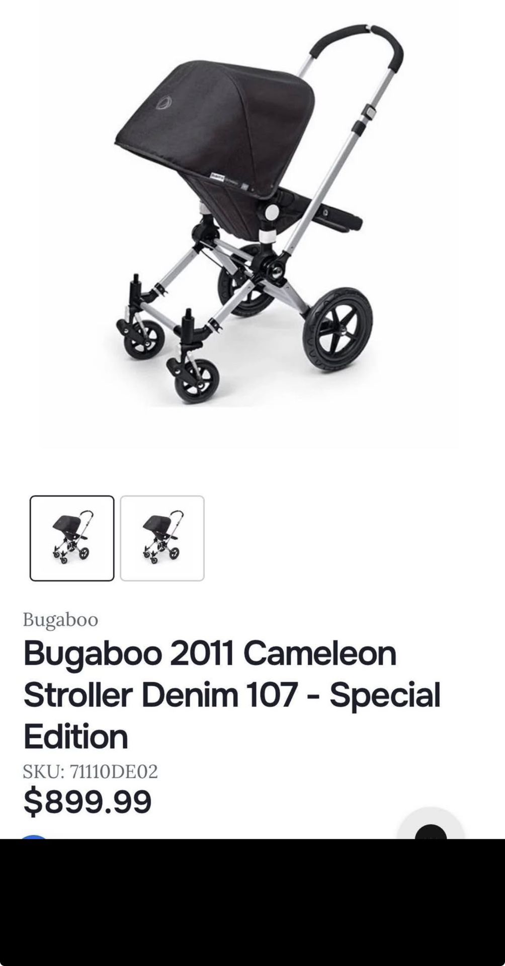 Bugaboo Stroller 
