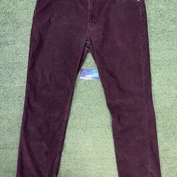 Levi 517 purple corduroy jeans