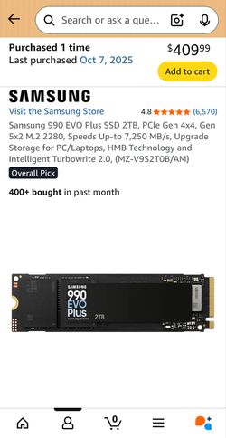 Evo Plus SSD 2tb