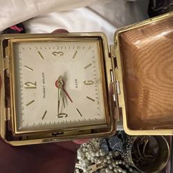 RARE Vintage FLORN Travel Alarm Clock Unique