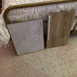 Laptop Table And Dry Erase Calendar Board