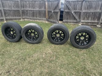 18” Dual Drilled Wheels And Tires