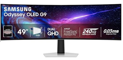 49" Odyssey (G93SC) Series QD-OLED Curved Gaming Monitor