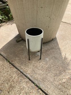 Beautiful Stone Pot with elevated stand