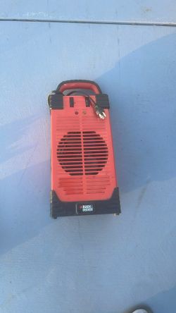 Black An Decker Portable Heater