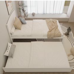 Twin Bed With Trundle