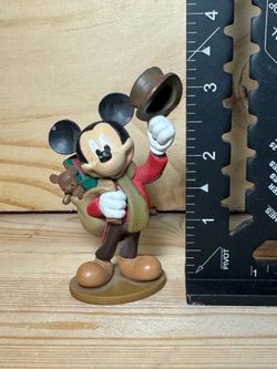 Vintage Disney Mickey Mouse A Christmas Carol Figure Mickey Mouse #scrappy