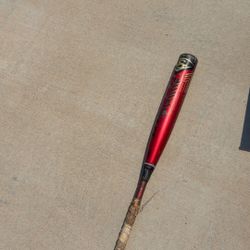 Red Meta Baseball Bat 