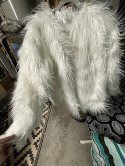 White Furry Coat
