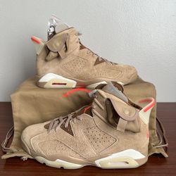 NEW Nike Air Jordan 6 Retro Travis Scott British Khaki Size 11