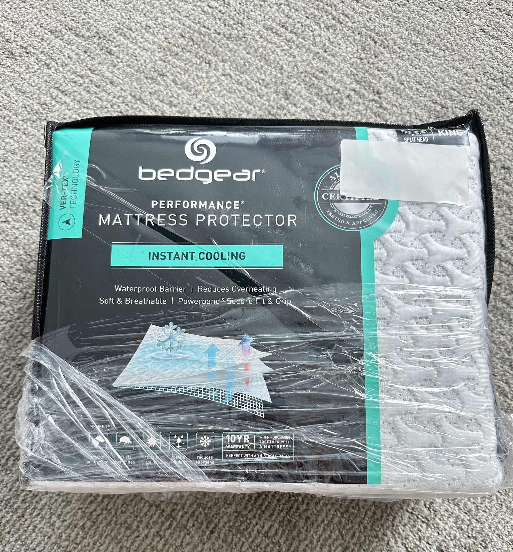 Bedgear Mattress Protector Split Head King