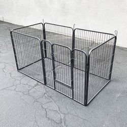 (NEW) $75 Heavy Duty 32” Tall x 32” Wide x 6-Panel Pet Playpen Dog Crate Kennel Exercise Cage Fence 