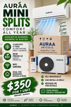 AURAA 12,000 BTU Mini Split