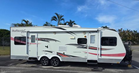 Funfinder Toy hauler travel trailer