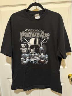 2003 Oakland Raiders Playoff shirt