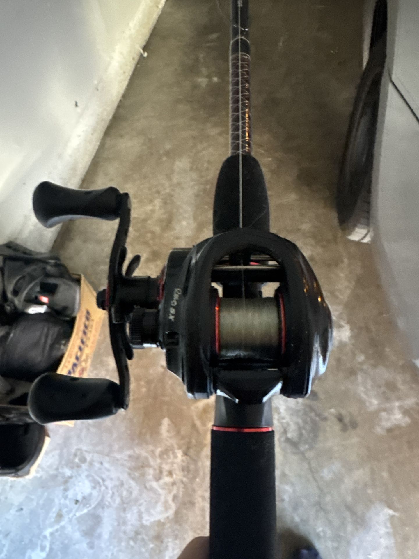 Abu Garcia Revo SX with Ugly Stick Rod.