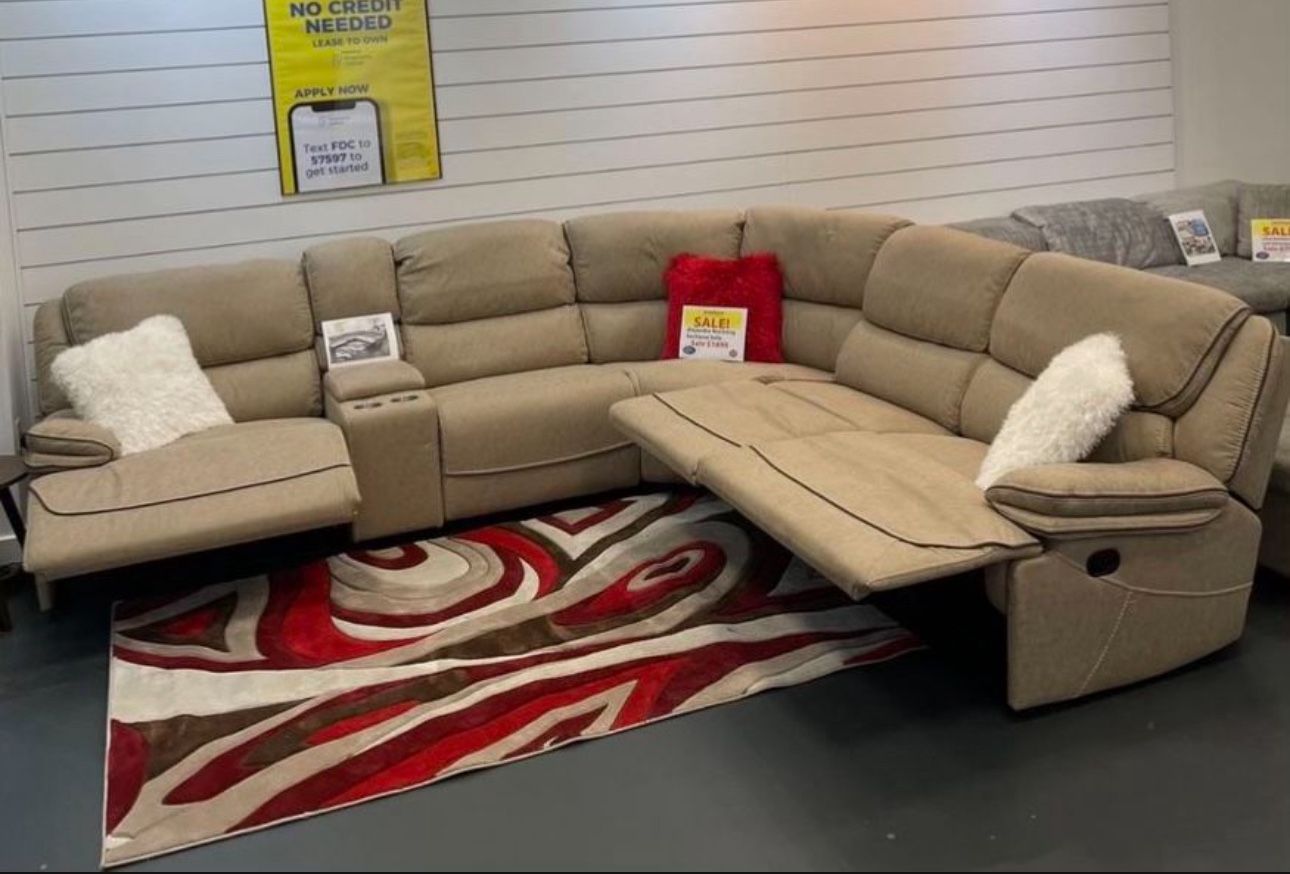 NEW LARGE RECLINING SECTIONAL SOFAS ON SALE ONLY $1599. IN STOCK SAME DAY DELIVERY 