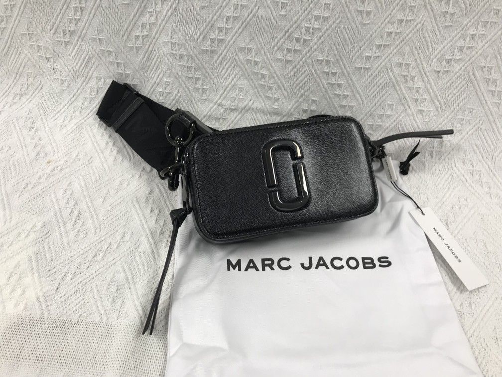 Marc Jacobs Colorblock Snapshot Crossbody bag Black