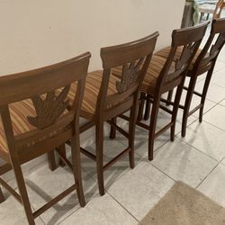 Vintage Boho Or Africian Centric Design  Bar Stools