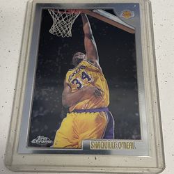 1998-99 Topps Chrome Shaquille O’Neal #175 Card