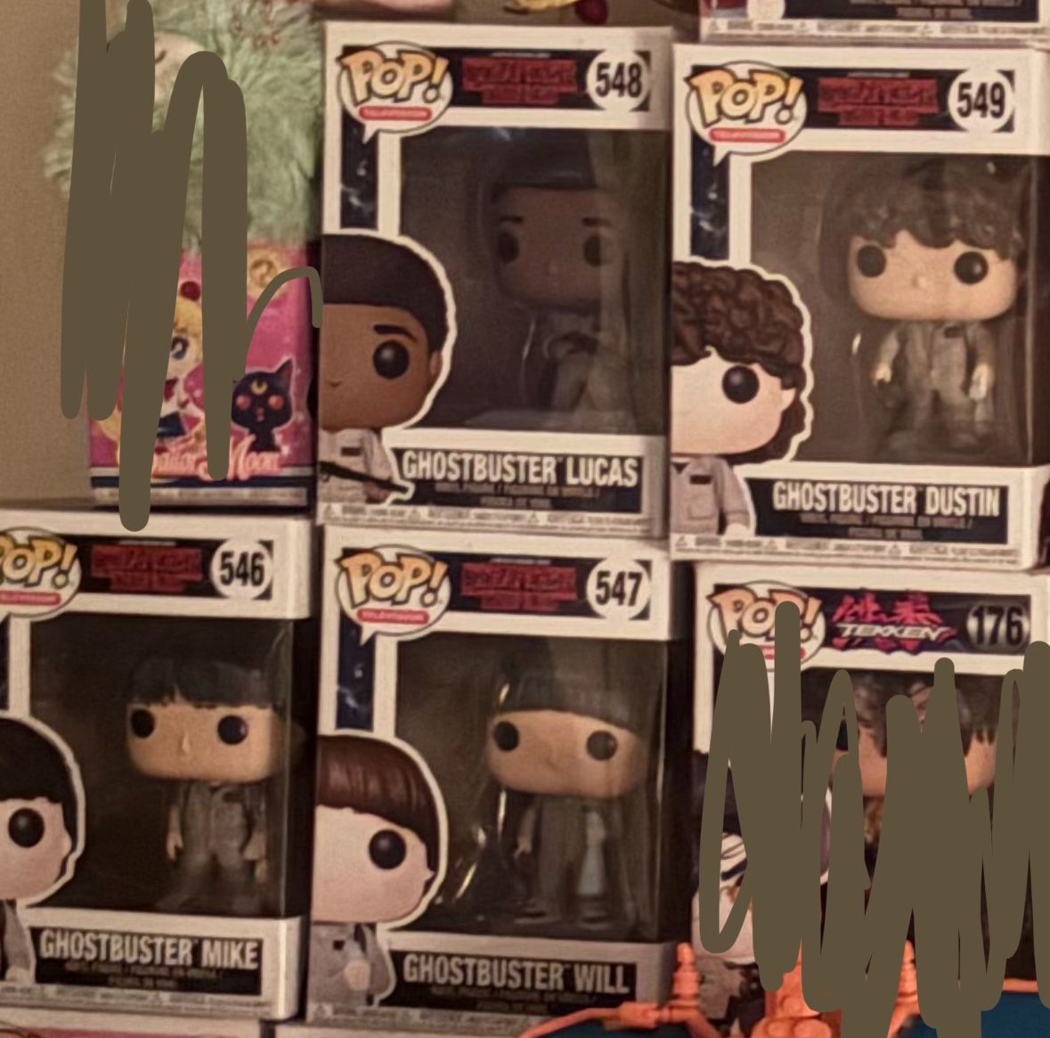Stranger Things Funko Pop Set- Ghostbusters (In Box, Perfect Condition)