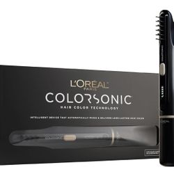 L'Oreal Paris Colorsonic Permanent Hair Dye Coloring Device for Root Touch Up, All Over Color, and Gray Coverage, Mistake-Free Application (Hair Color